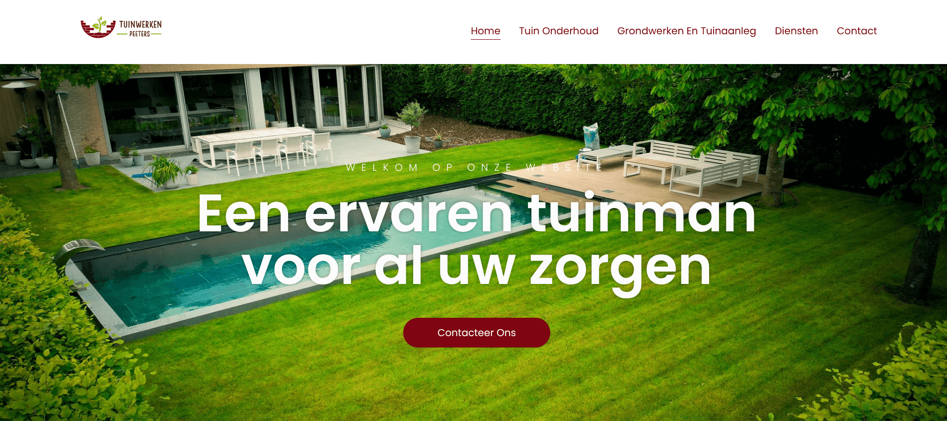TUINWERKEN PEETERS screenshot